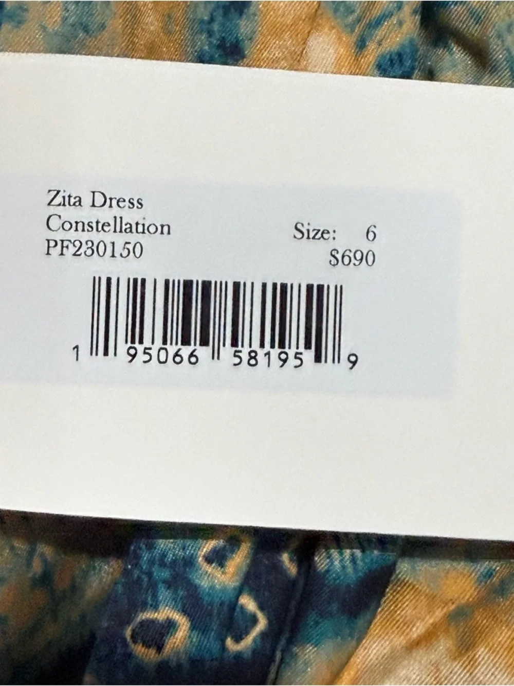 Ulla Johnson Women’s Zita Ruffled Silk Twill Mini Dress Constellation Size 6
